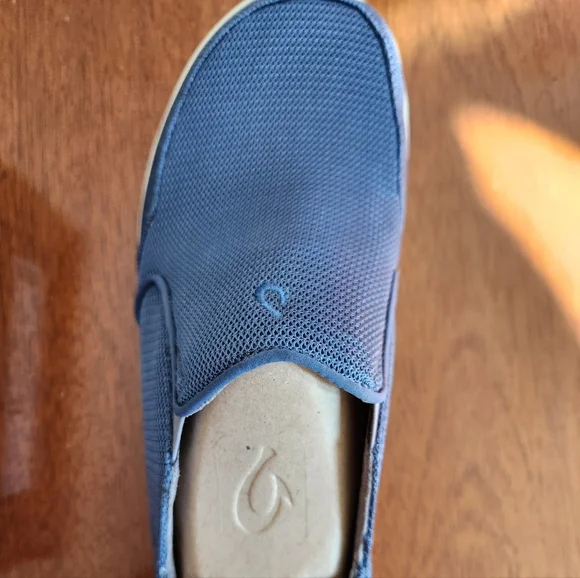OluKai Nohea Mesh Blue Men's Casual Slip-Ons New In Box Size 11.5 - Picture 3 of 5